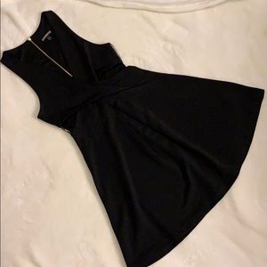 LBD w/ Cutouts and Gold Zipper